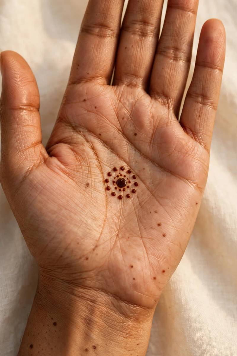 Arabic rose trail mehndi for Eid Milan party